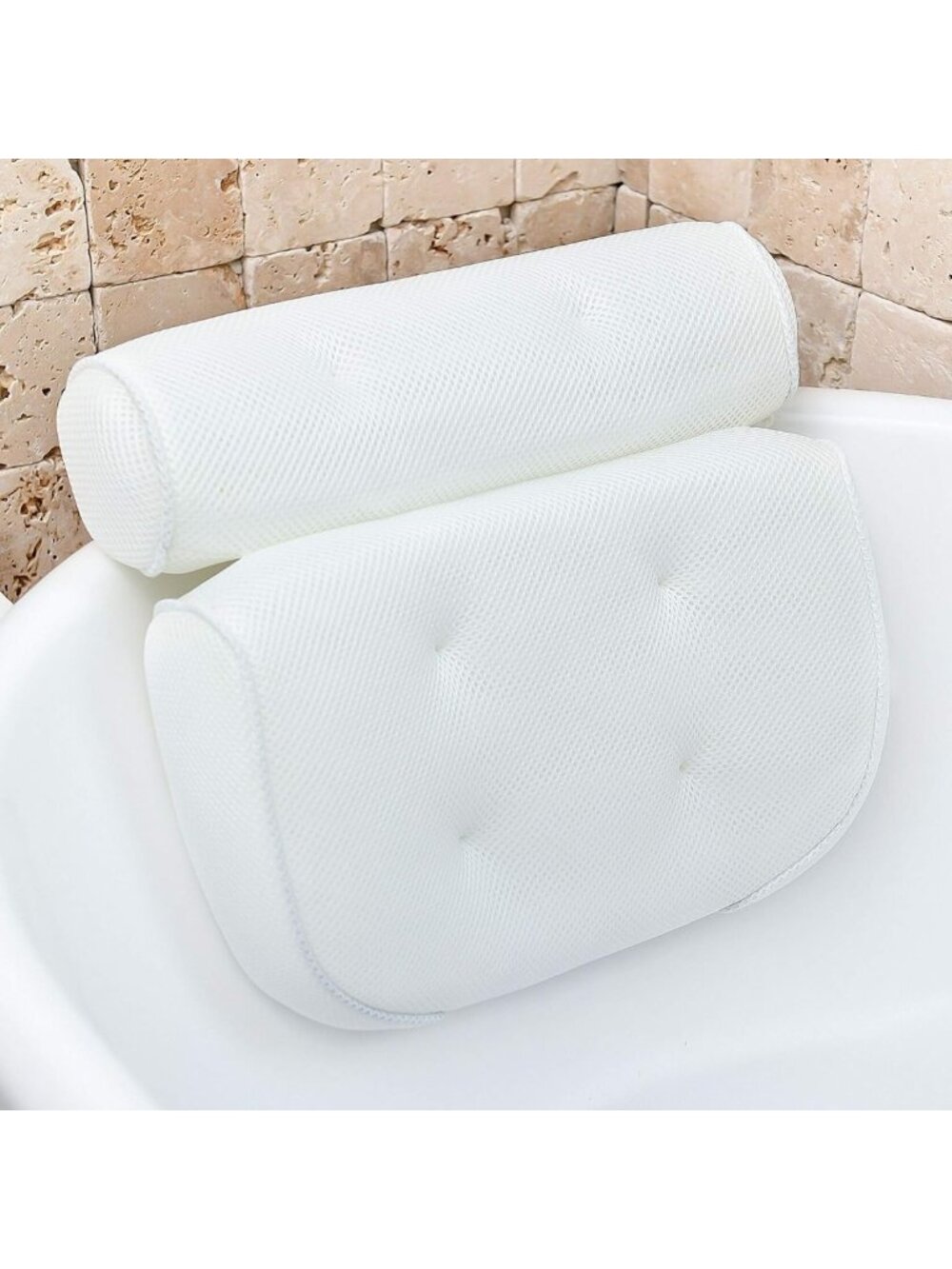 Luxurious Bathtub Pillow for Neck & Shoulder Support - Spa Bath Accessories Gift